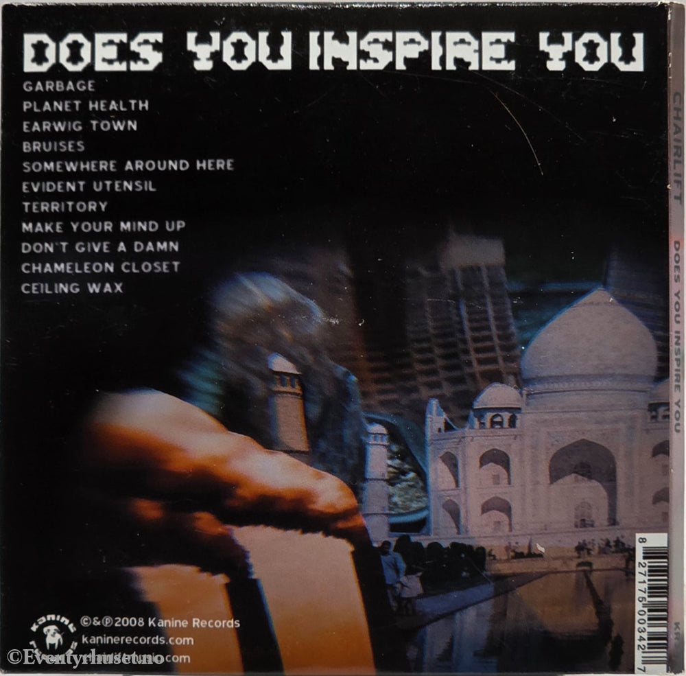Chairlift. 2008. Does You Inspire You. CD.