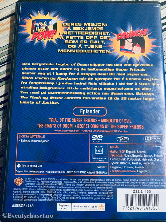 Challenge Of The Super Friends. Dvd. Dvd