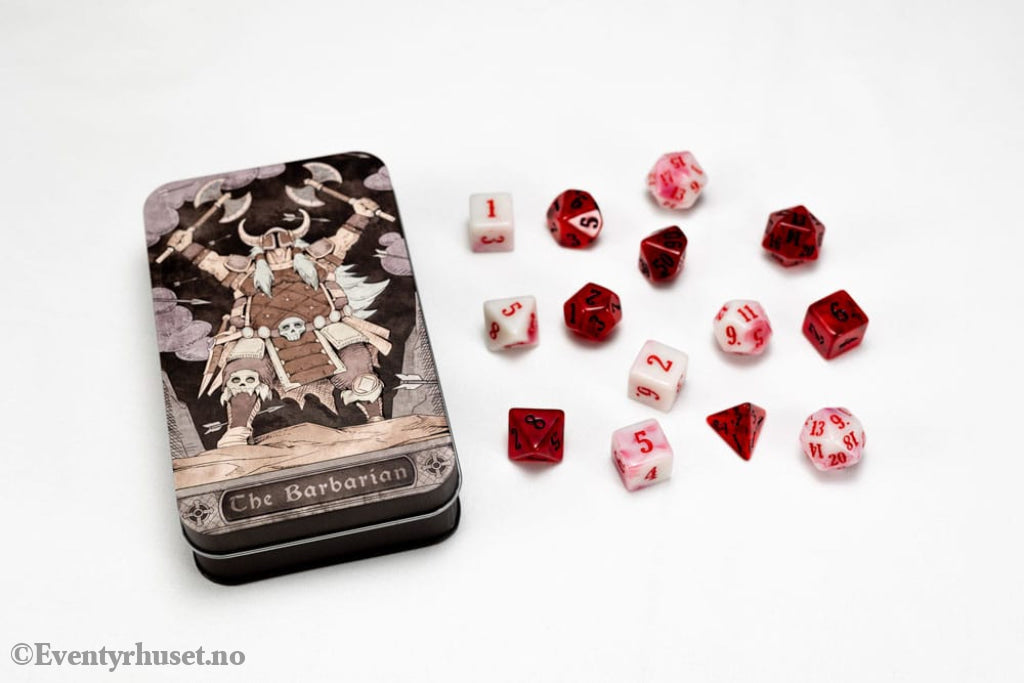 Character Class Classic RPG Dice Set Barbarian (13) Games