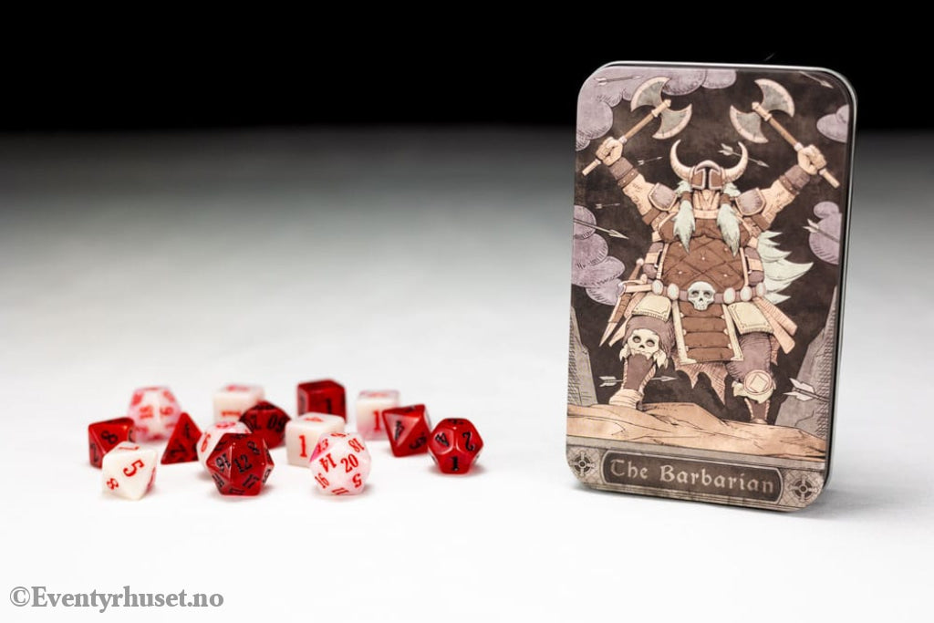 Character Class Classic RPG Dice Set Barbarian (13) Games
