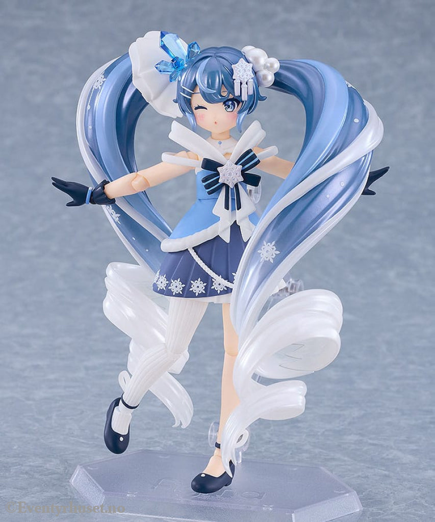 Character Vocal Series 01: Hatsune Miku Figma Action Figure Snow Miku: Crystal Snow Ver. 13 cm Manga & Anime