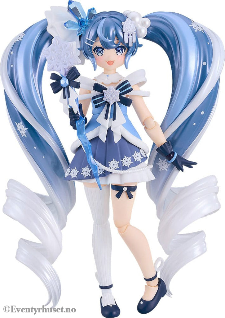 Character Vocal Series 01: Hatsune Miku Figma Action Figure Snow Miku: Crystal Snow Ver. 13 cm Manga & Anime
