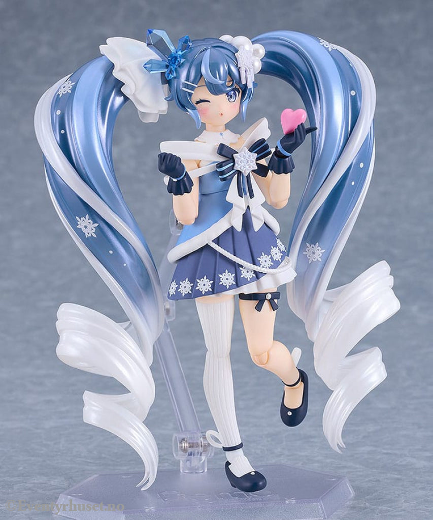 Character Vocal Series 01: Hatsune Miku Figma Action Figure Snow Miku: Crystal Snow Ver. 13 cm Manga & Anime