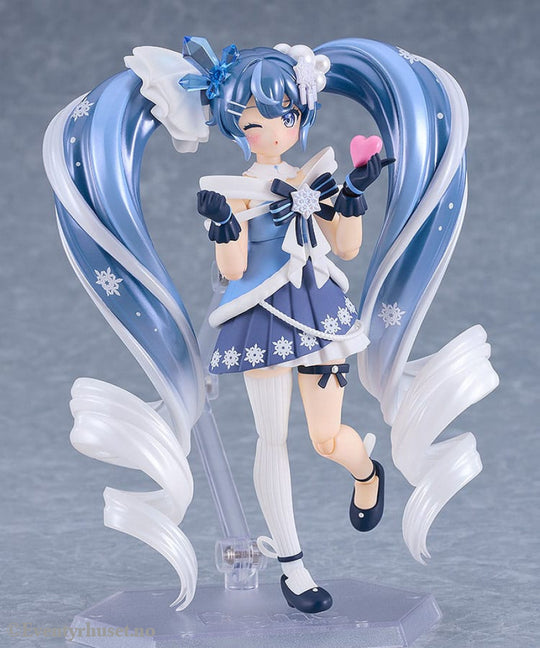 Character Vocal Series 01: Hatsune Miku Figma Action Figure Snow Miku: Crystal Snow Ver. 13 cm Manga & Anime