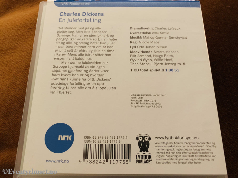 Charles Dickens. 1973/05. En Julefortelling. Nrk Radioteateret. Lydbok