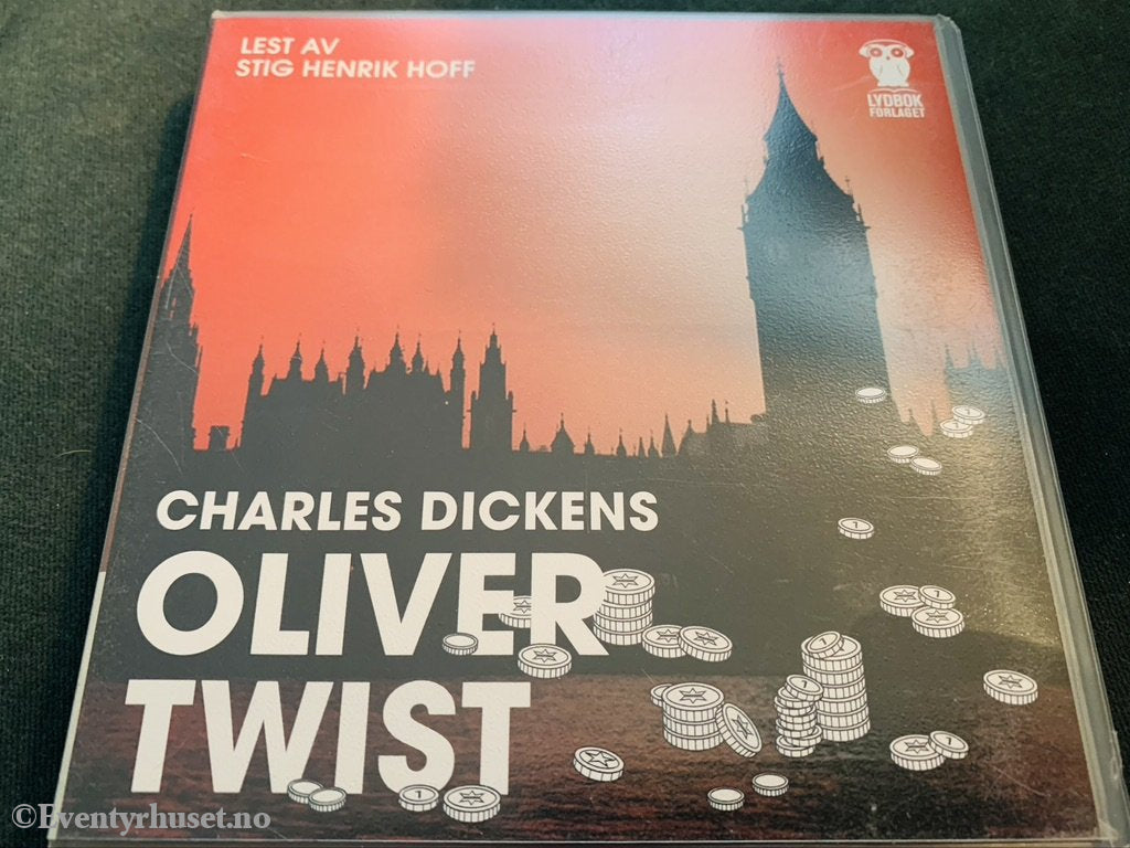 Charles Dickens. 1999/06. Oliver Twist. Lydbok På 5 Cd.