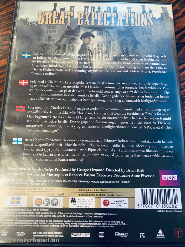 Charles Dickens. Great Expectations (Bbc). Dvd. Dvd