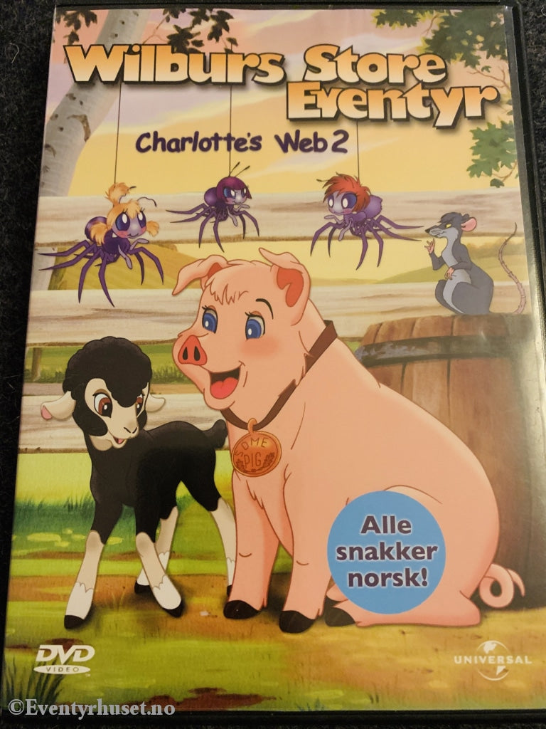Charlottes Web 2: Wilburs Store Eventyr. 2003. Dvd. Dvd
