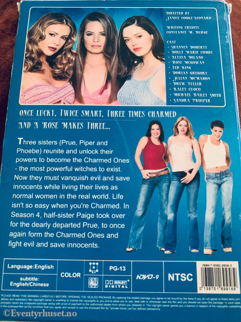 Charmed The Complete 1-8 Season. DVD samleboks.