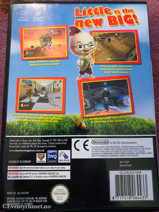 Chicken Little. Gamecube.