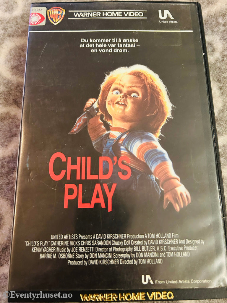 Child’s Play. 1988. Vhs Big Box. Box