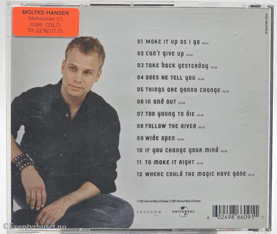Christian Ingebrigtsen - Take Back Yesterday. 2003 . Musikk-CD.
