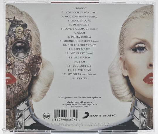 Christina Aguilera. 2010. Bionic. CD.