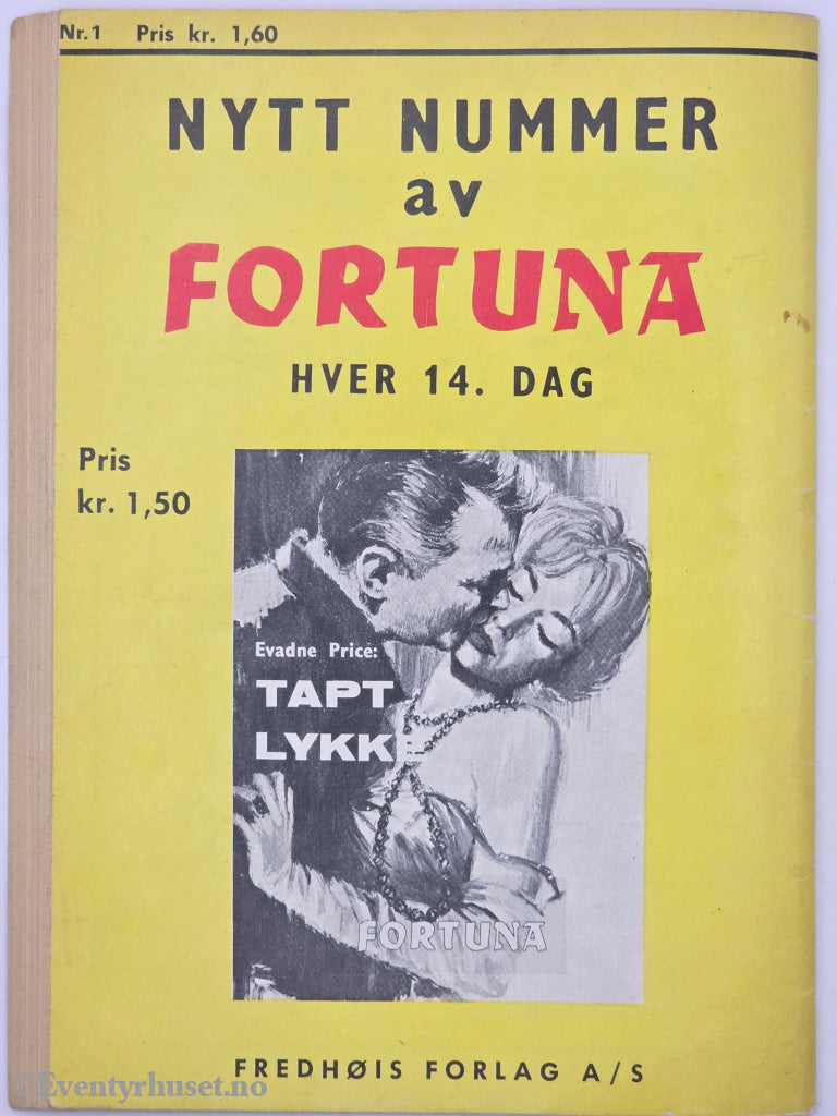 Christina Laffeatys: LYKKEN VENTER bladrømanen . Hefte.