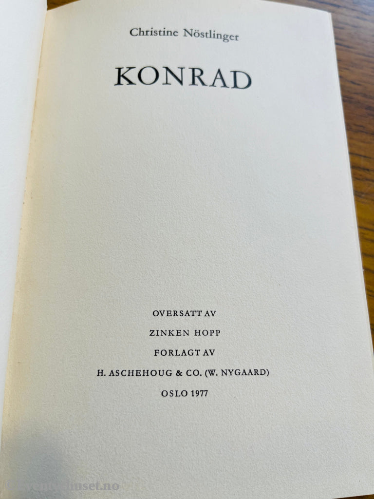 Christine Nöstlinger. 1970-tallet. Konrad. Bok.
