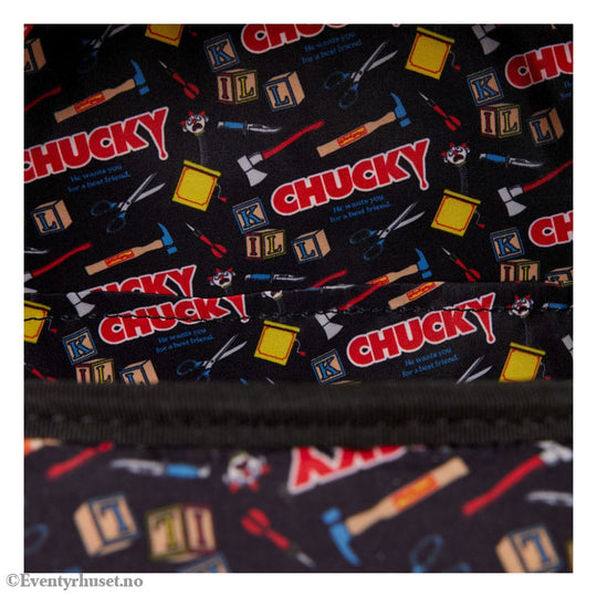 Chucky by Loungefly Mini Backpack Pop Up Fashion & Accessories