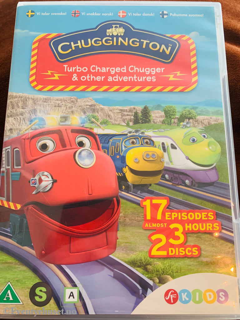 Chuggington. Turbo Charged Chugger & other adventures. DVD.