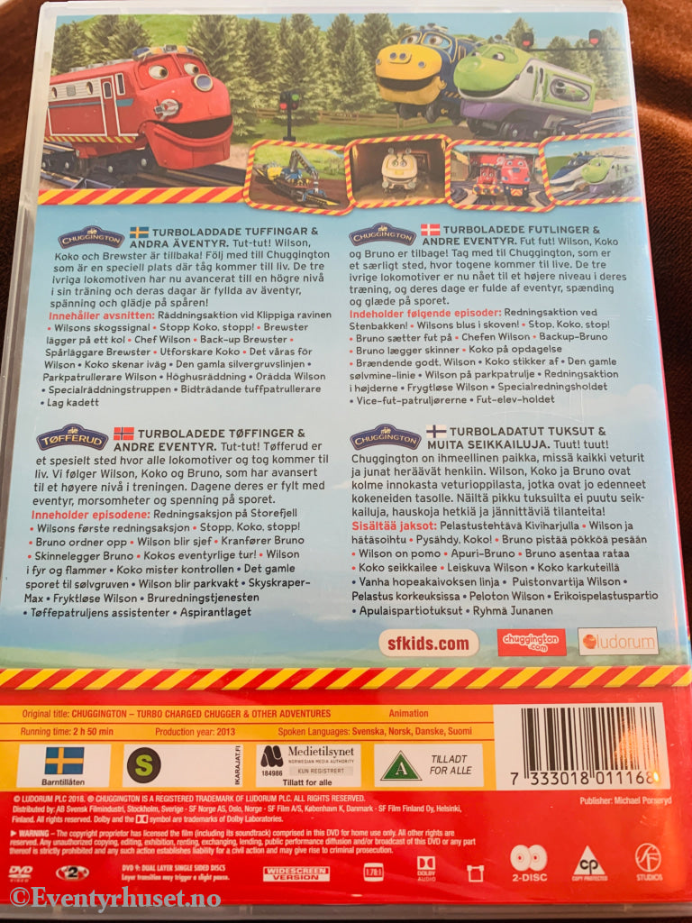 Chuggington. Turbo Charged Chugger & other adventures. DVD.