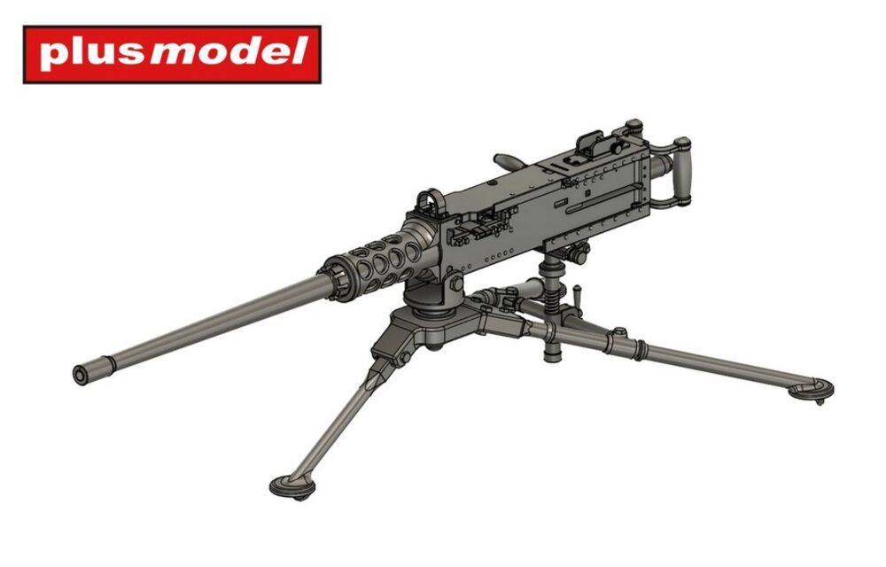 Machine gun Browning with tripod