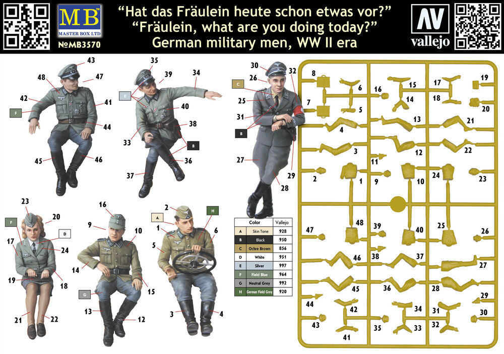 Fräulein, what are you doing today?