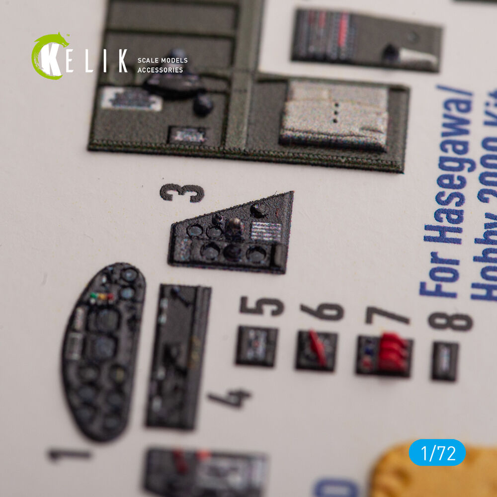 TBM-3E - interior 3D decals for Hobby 2000/Hasegawa kit