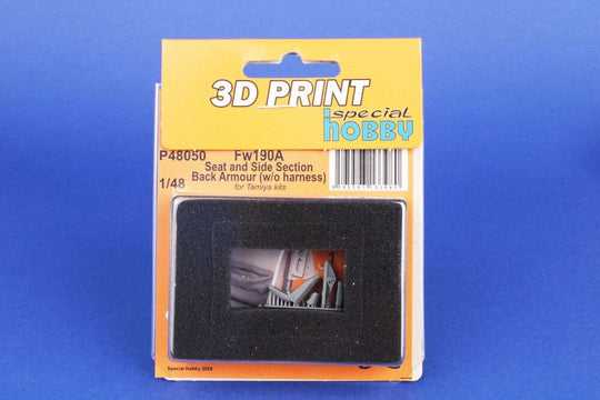 Fw190A Seat and Side Section Back Armour (w/o harness) for Tamiya