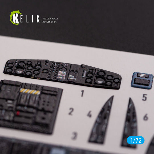 CH-53D Sea Stallion interior 3D decals for Fujimi/Academy kit