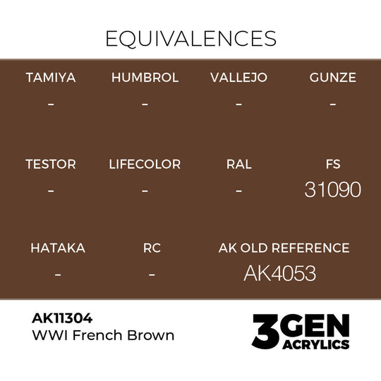 WWI French Brown