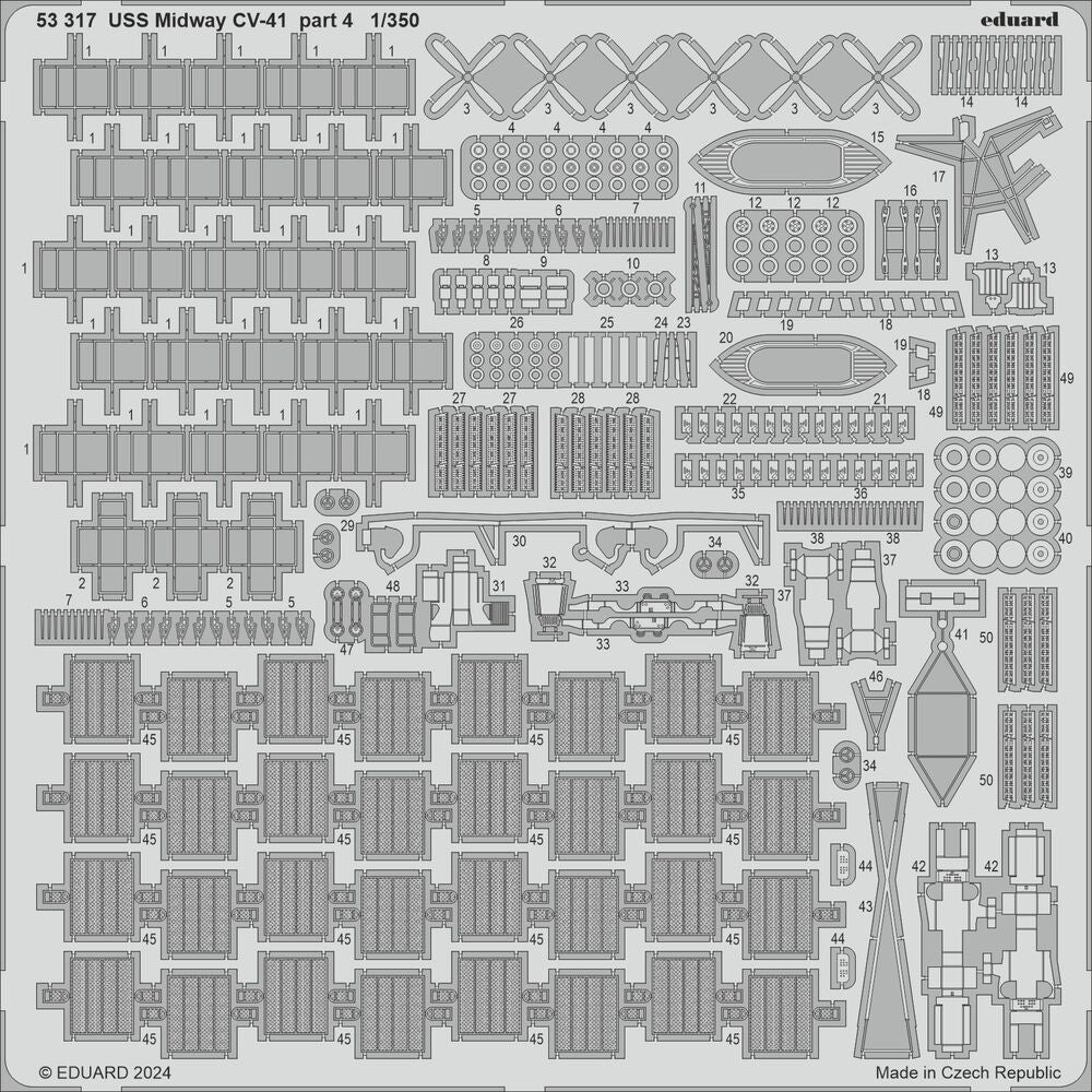 USS Midway CV-41 part 4 TRUMPETER