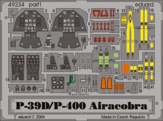 P-39D/P-400 Airacobra für Eduard Bausatz