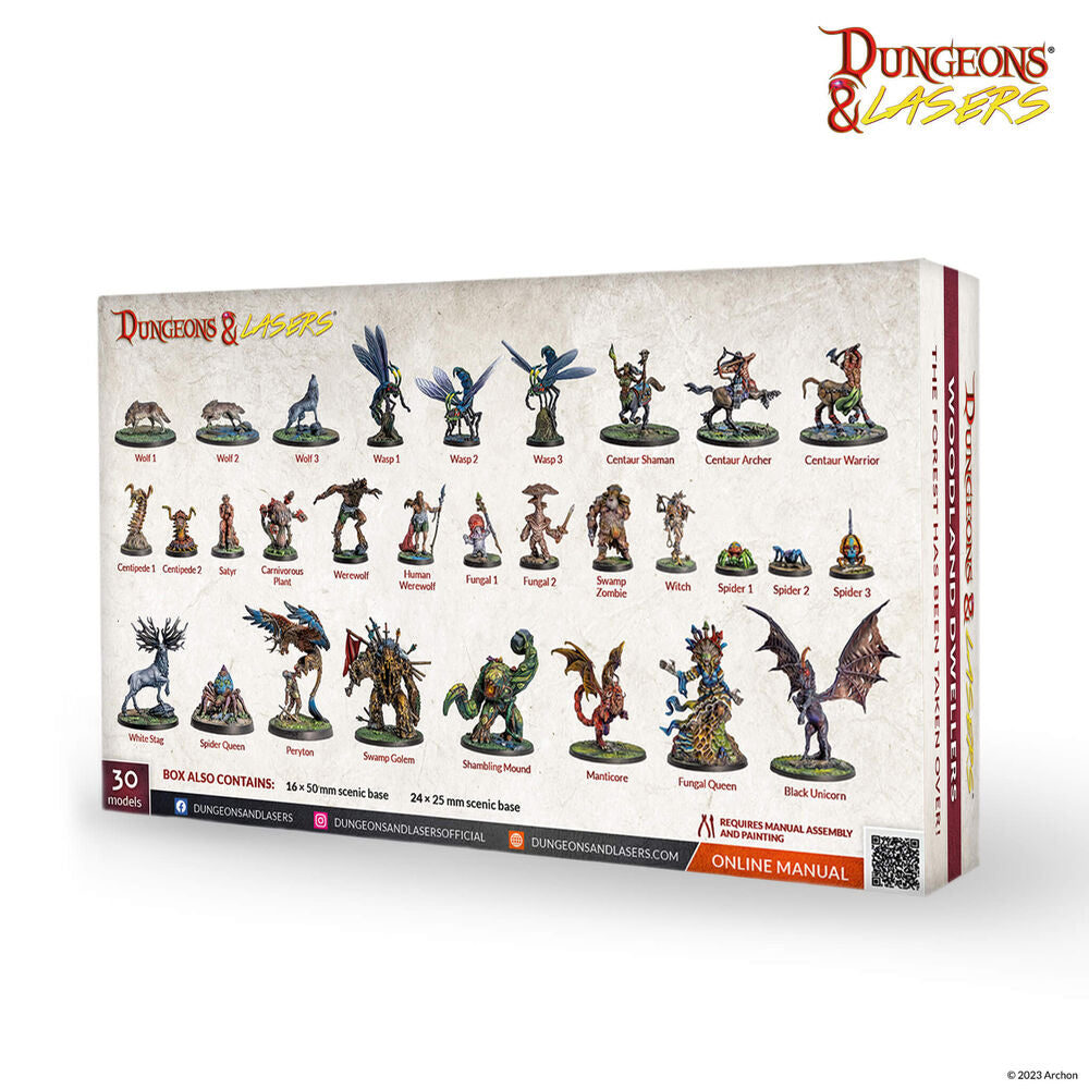 Dungeons & Lasers Miniatures: WOODLAND DWELLERS