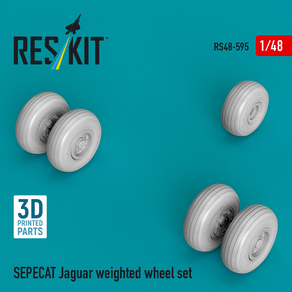 SEPECAT Jaguar weighted wheel set (3D Printed)