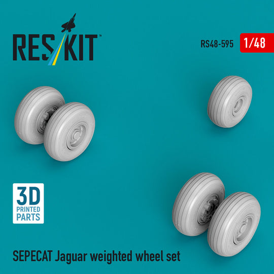 SEPECAT Jaguar weighted wheel set (3D Printed)
