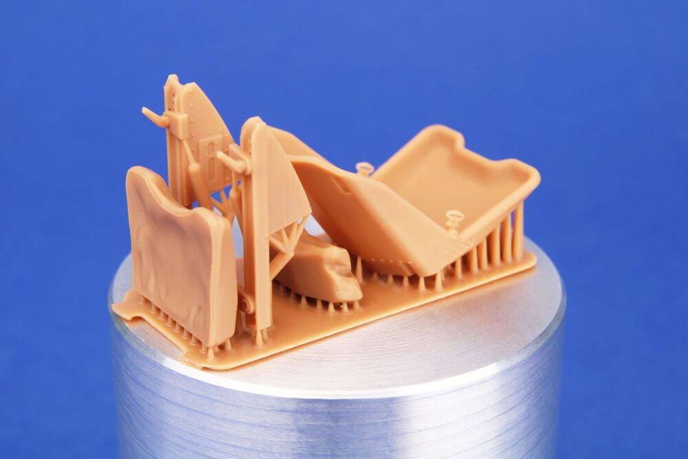 Fw190A Seat and Side Section Back Armour (w/o harness) for Revell