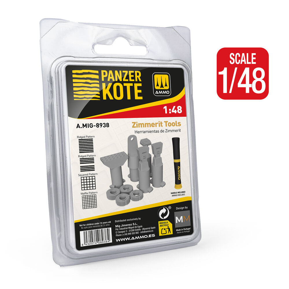 PANZER KOTE Zimmerit Tools