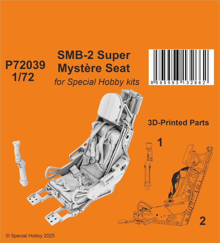 SMB-2 Super Mystère Seat for Special Hobby kits