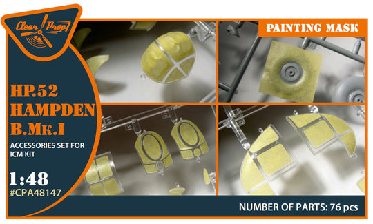 HP.52 Hampden B.Mk.I painting mask  for ICM