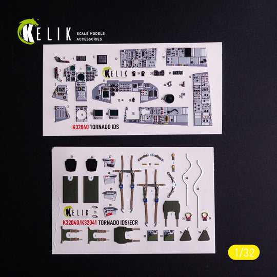Tornado IDS - interior 3D decals for Italeri kit