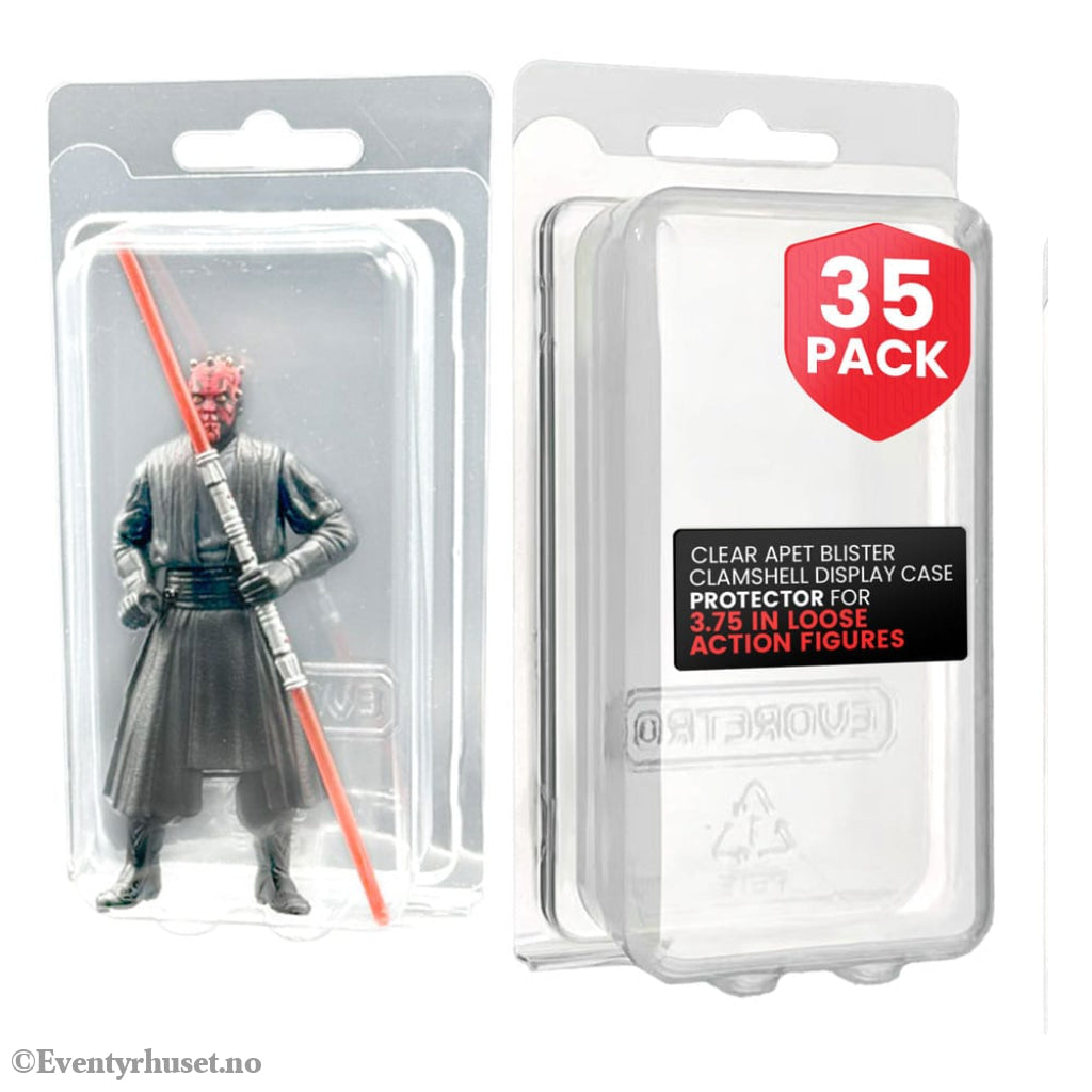 Clamshell PET Protectors 35-Pack for Action Figures XL Storage & Protection