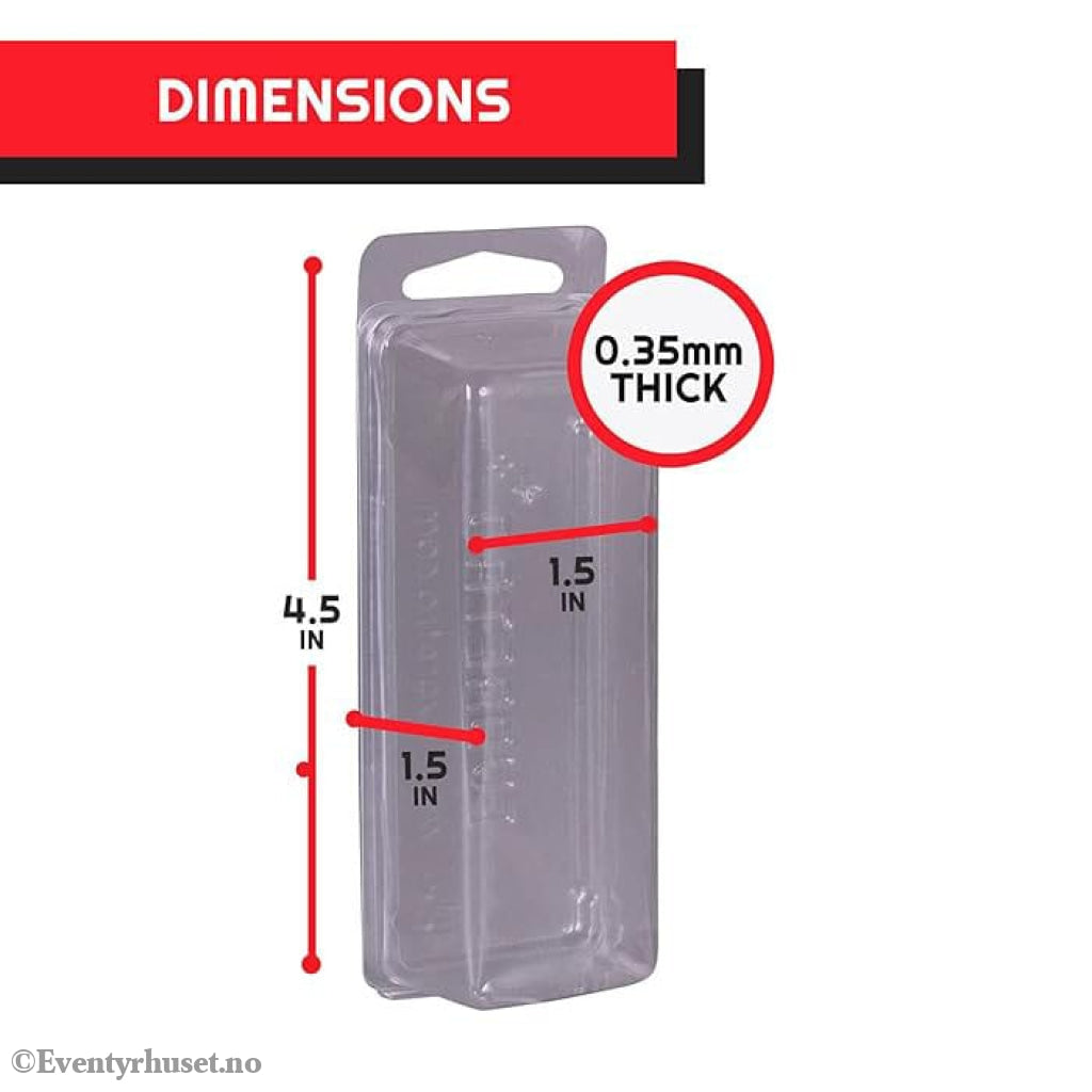 Clamshell PET Protectors 50-Pack for Action Figures Storage & Protection