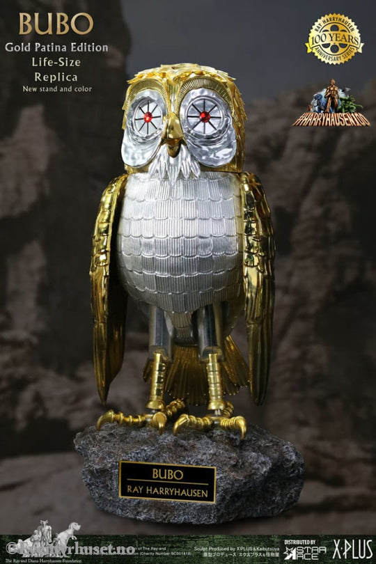 Clash of the Titans Statue Ray Harryhausens Bubo Gold Patina Edition Deluxe Ver. 34 cm Collectibles