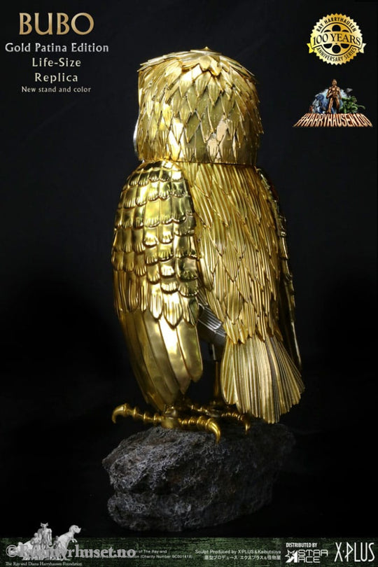 Clash of the Titans Statue Ray Harryhausens Bubo Gold Patina Edition Deluxe Ver. 34 cm Collectibles