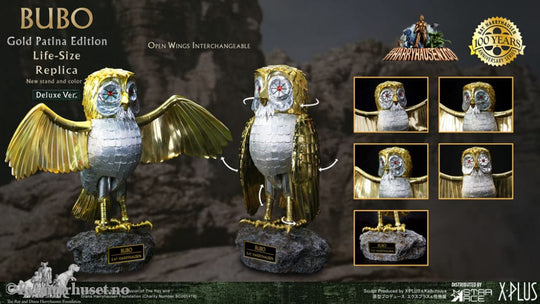 Clash of the Titans Statue Ray Harryhausens Bubo Gold Patina Edition Deluxe Ver. 34 cm Collectibles