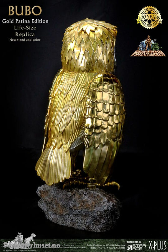 Clash of the Titans Statue Ray Harryhausens Bubo Gold Patina Edition Deluxe Ver. 34 cm Collectibles