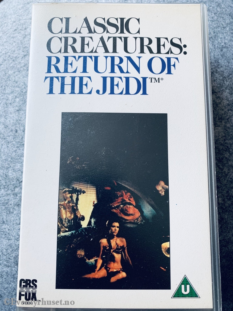Classic Creatures: Return Of The Jedi. 1983. Vhs Solgt I Norge (Star Wars).