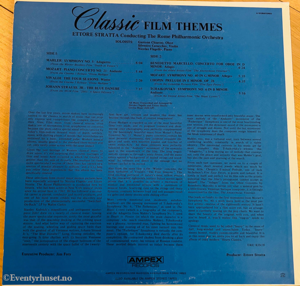 Classic Film Themes LP.