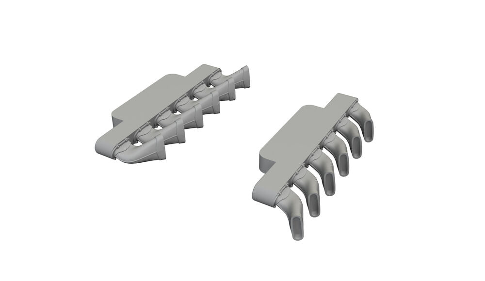 Spitfire Mk.IXe LööKplus w/ fishtail exhausts for Airfix