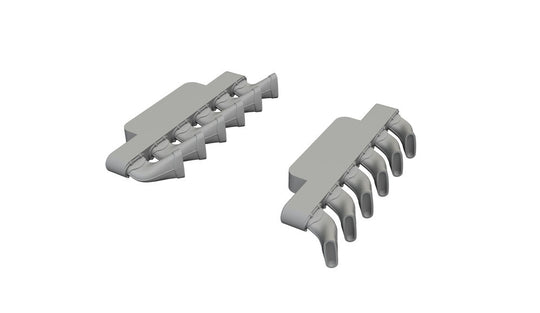 Spitfire Mk.IXe LööKplus w/ fishtail exhausts for Airfix