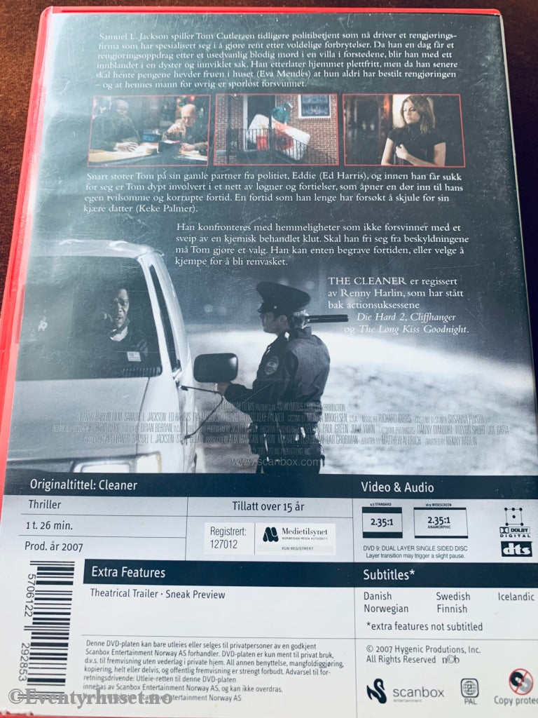 Cleaner. 2007. Dvd. Dvd