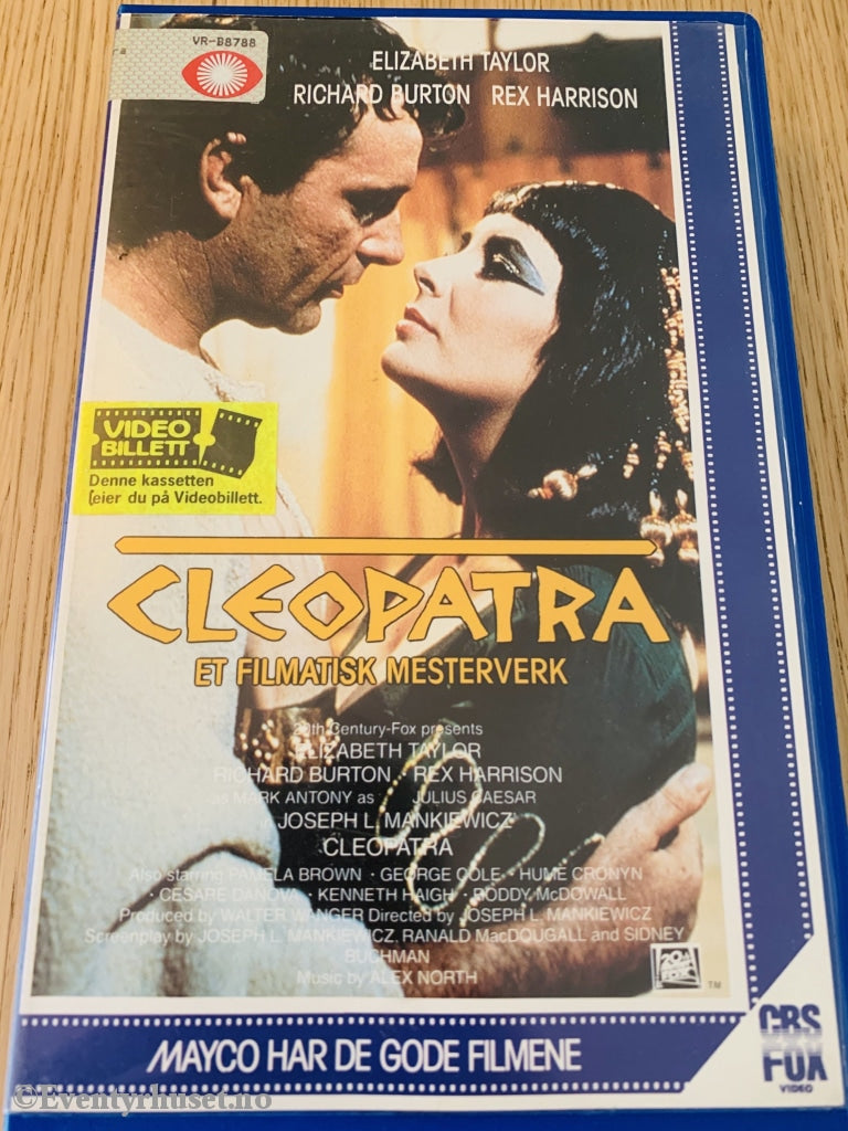 Cleopatra. 1963. Vhs Big Box.